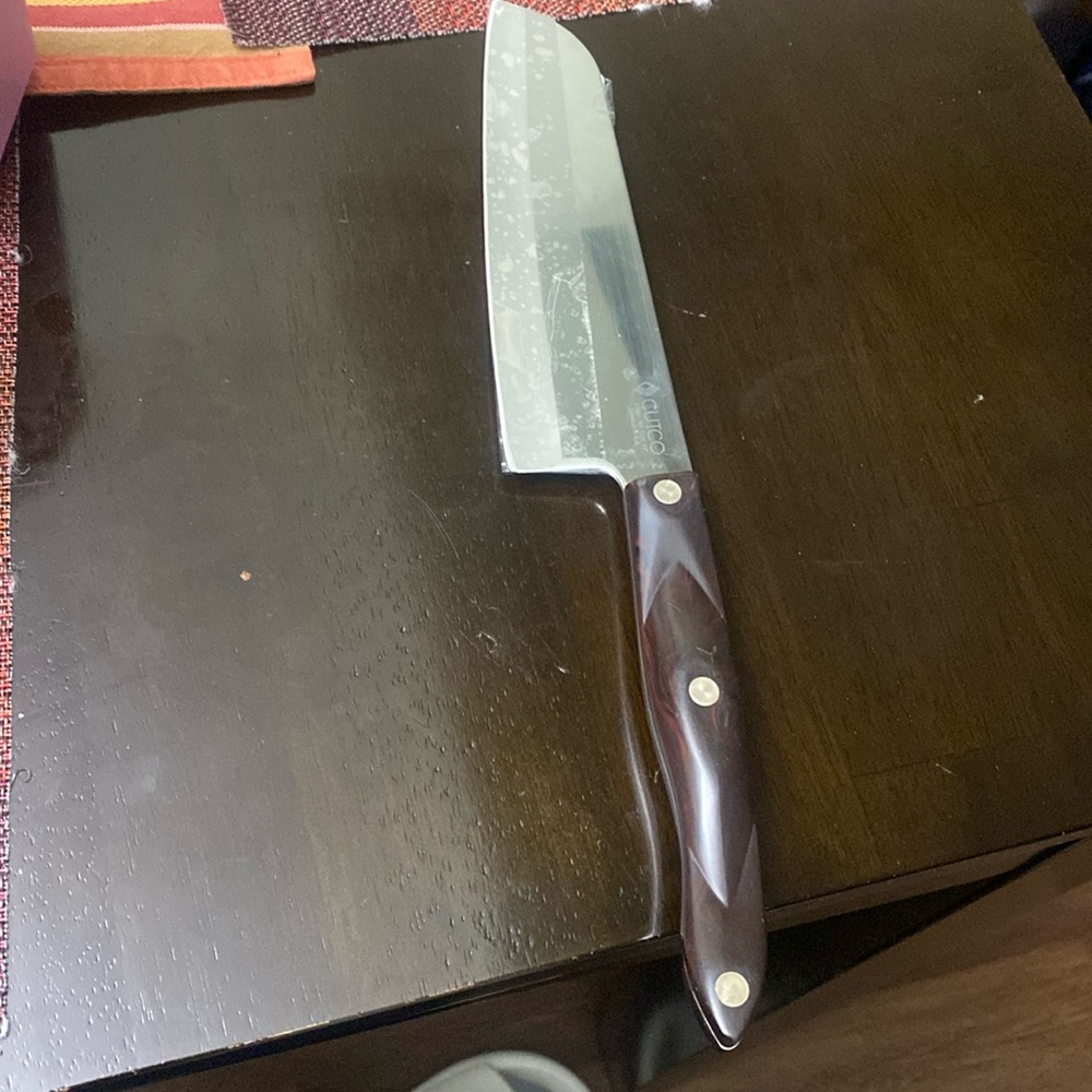 Cutco Cutlery Model 1766 Santoku Knife. 7.0" High Carbon Stainless Straight Edge
